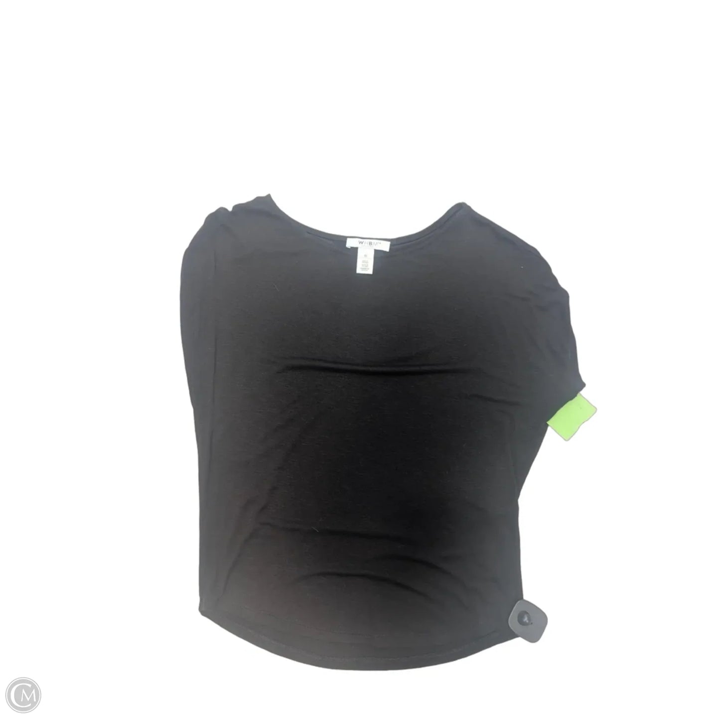 Top Short Sleeve By White House Black Market In Black, Size: Xs