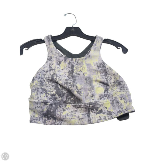 Athletic Bra By Lululemon In Grey, Size: 8