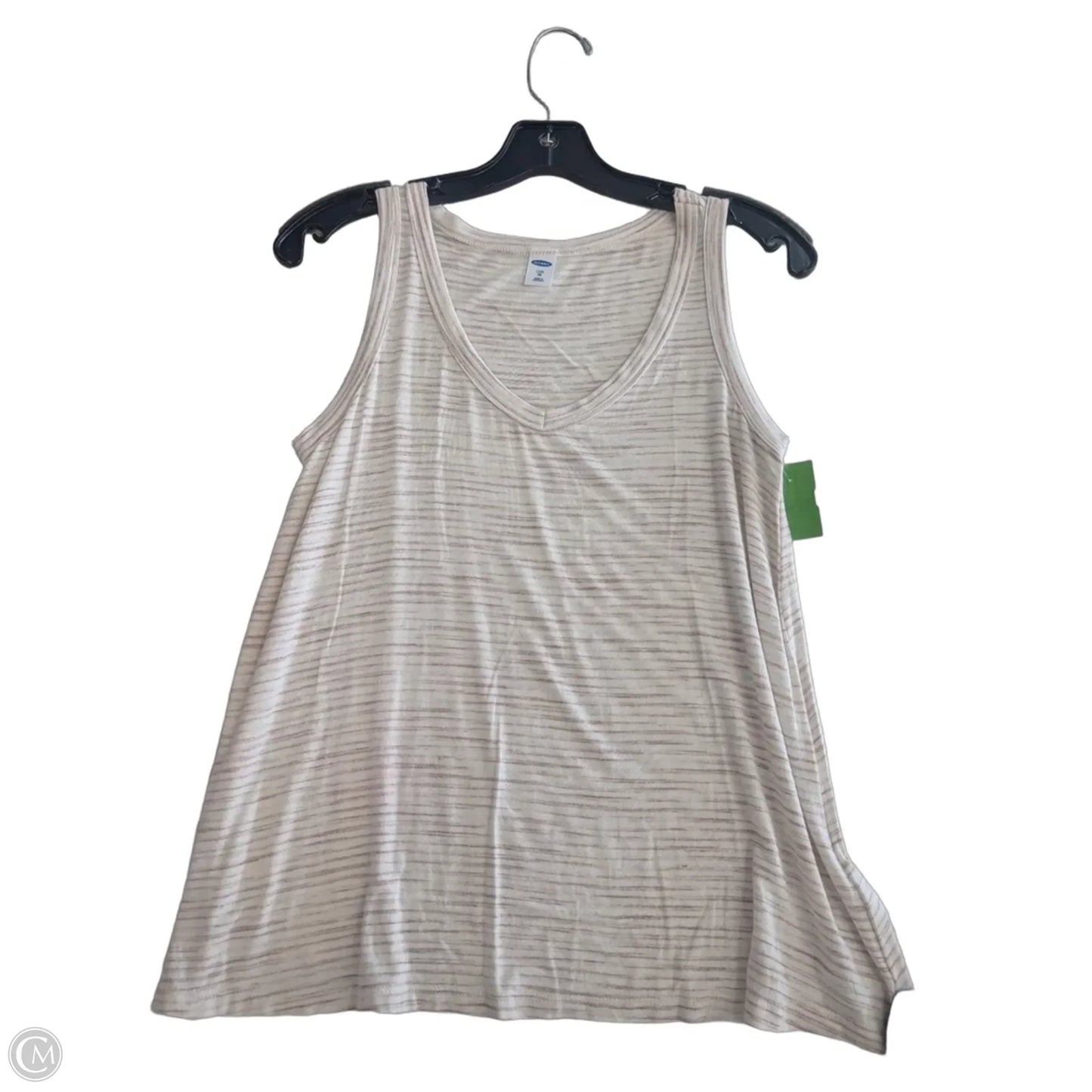 Top Sleeveless Basic By Old Navy In Striped Pattern, Size: Xs