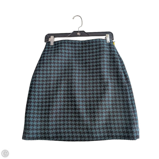 Skirt Mini & Short By Loft In Black & Green, Size: 0