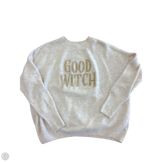 Sweater By Vince Camuto In Cream, Size: M