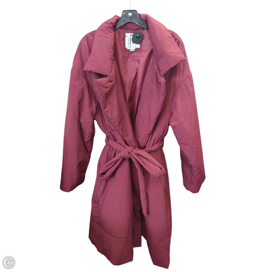 Coat Puffer & Quilted By A New Day In Maroon, Size: Xl
