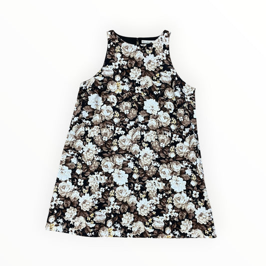 Dress Work By Abercrombie And Fitch In Brown & Cream, Size:L