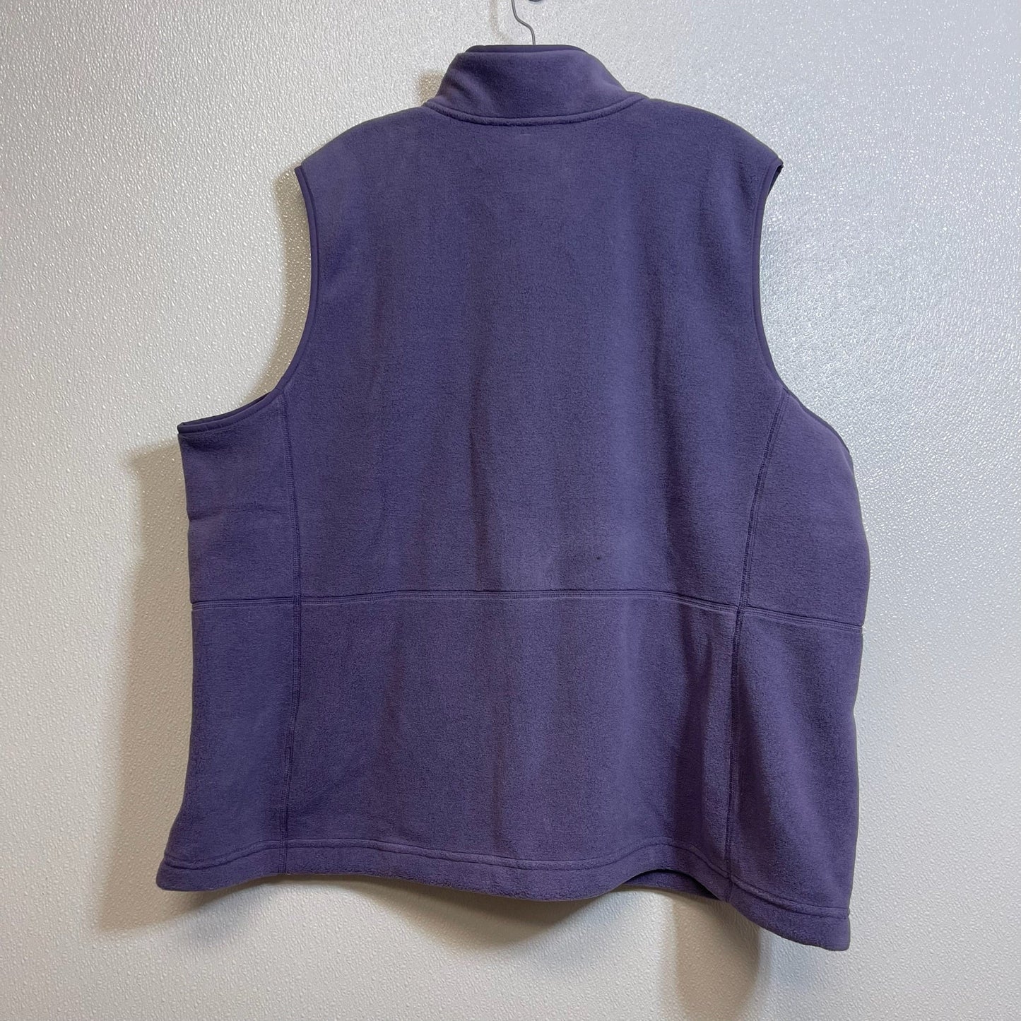 Vest Fleece By Ll Bean In Lilac, Size: 3x