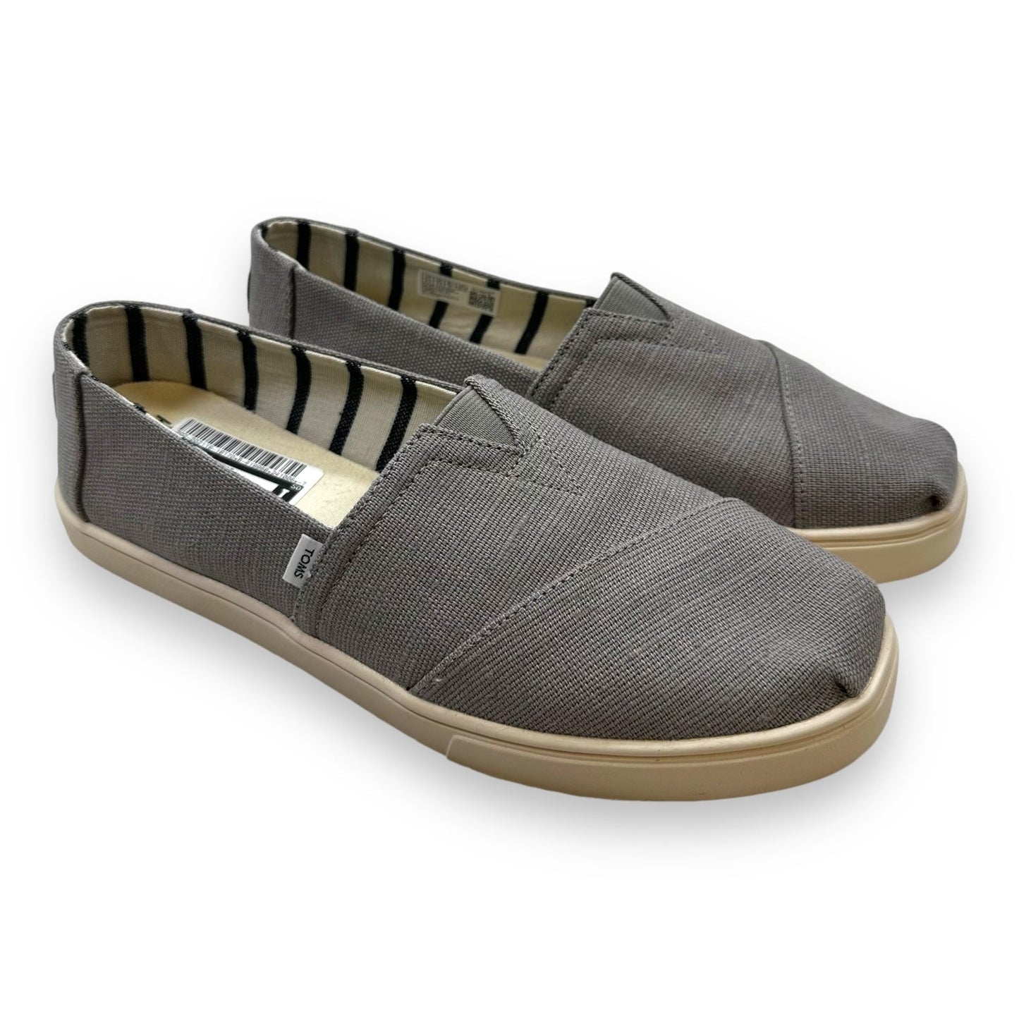 Shoes Flats Boat By Toms In Grey, Size: 9.5