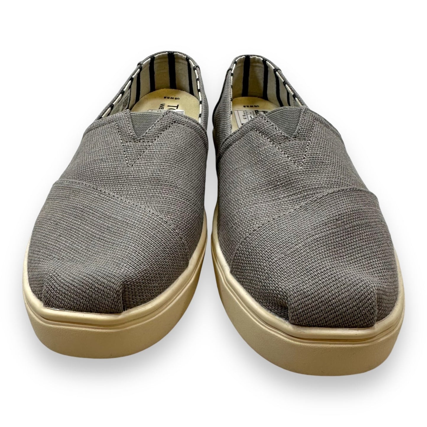 Shoes Flats Boat By Toms In Grey, Size: 9.5