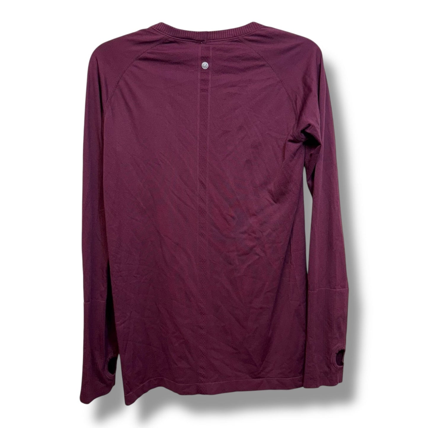 Athletic Top Long Sleeve Crewneck By Clothes Mentor In Maroon, Size: L