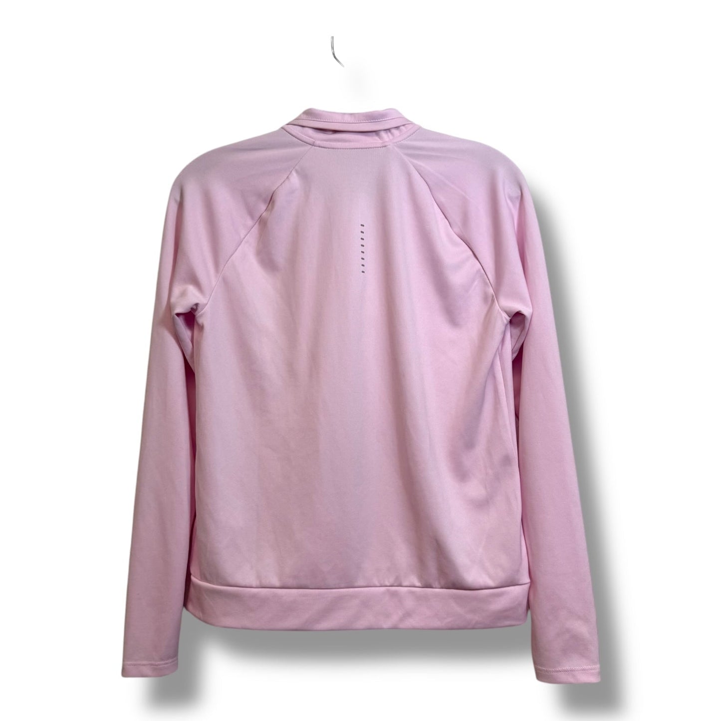 Athletic Top Long Sleeve Crewneck By Nike Apparel In Pink, Size: S