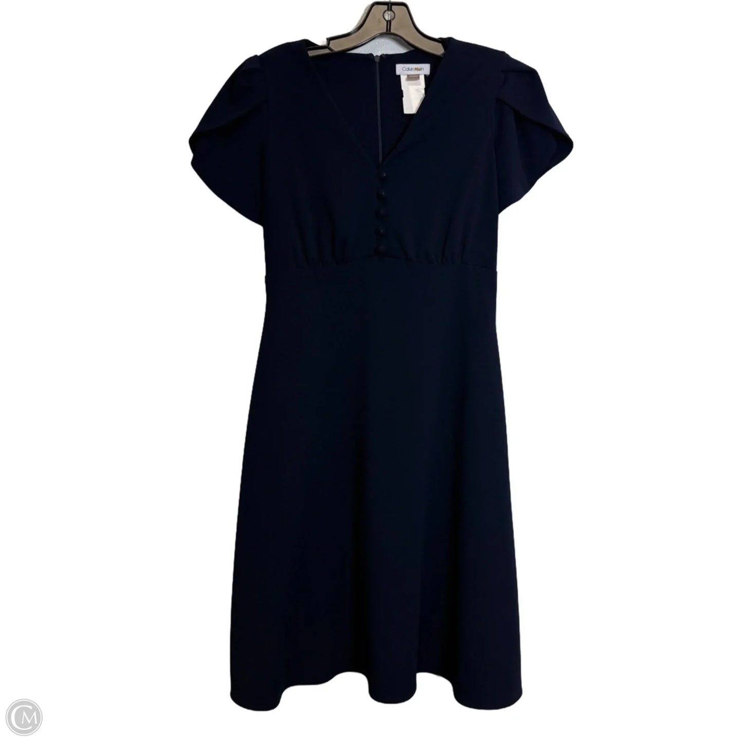 Dress Casual Short By Calvin Klein In Navy, Size: 6
