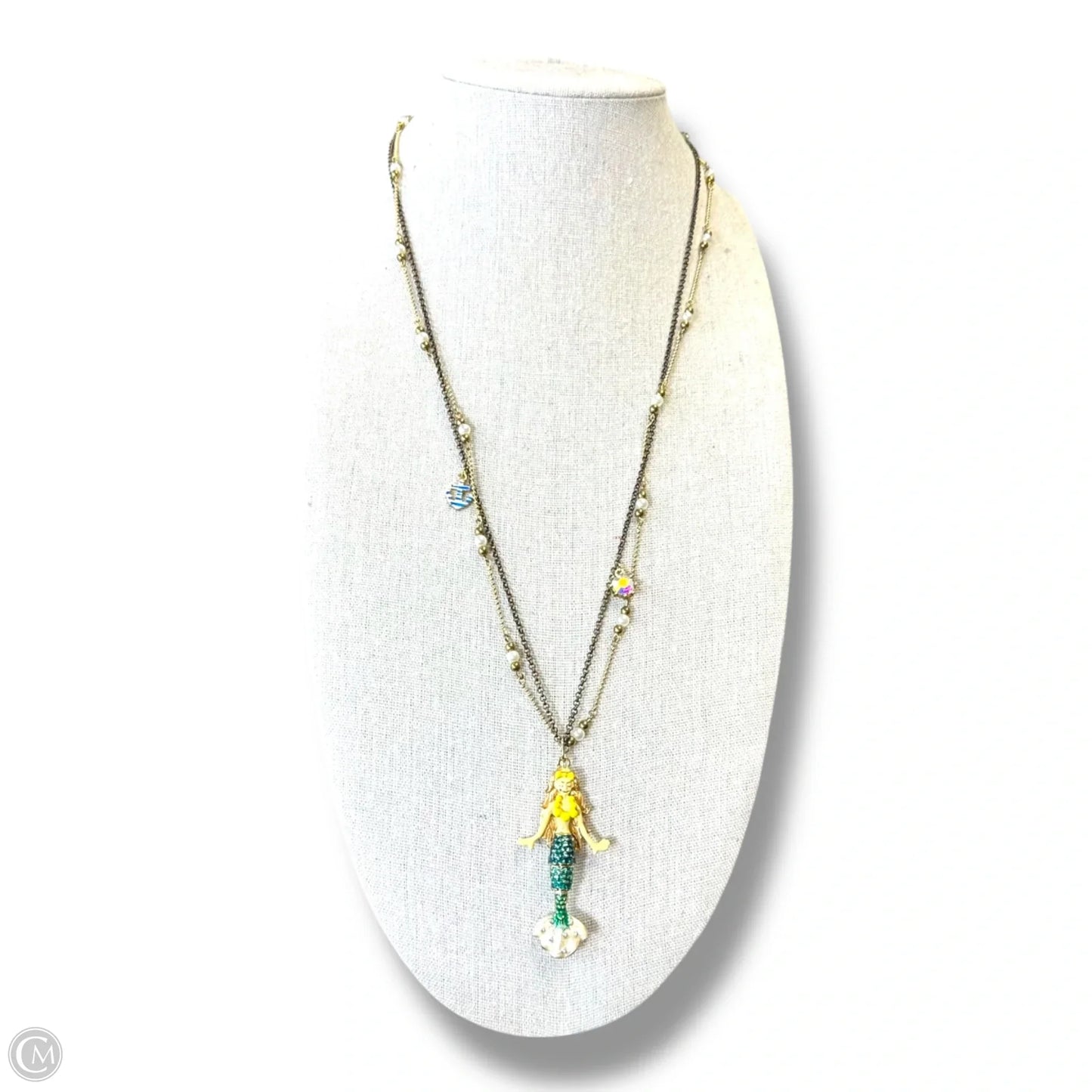 Mermaid Necklace Pendant By Betsey Johnson