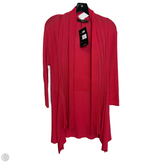 Cardigan By Clothes Mentor In Orange & Pink, Size: Osfm
