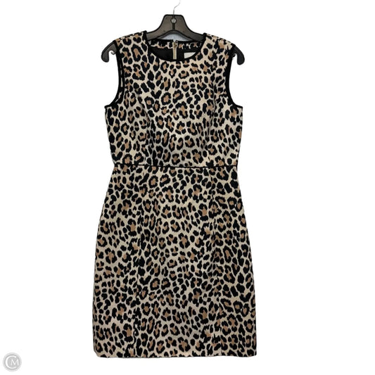 Dress Designer By Kate Spade In Leopard Print, Size: 6