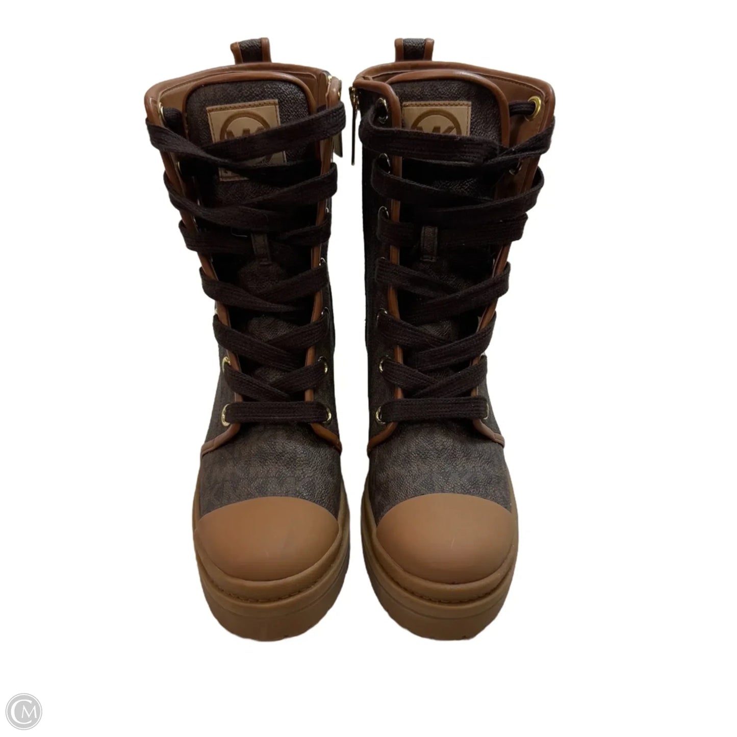 Boots Designer By Michael Kors In Brown, Size: 5