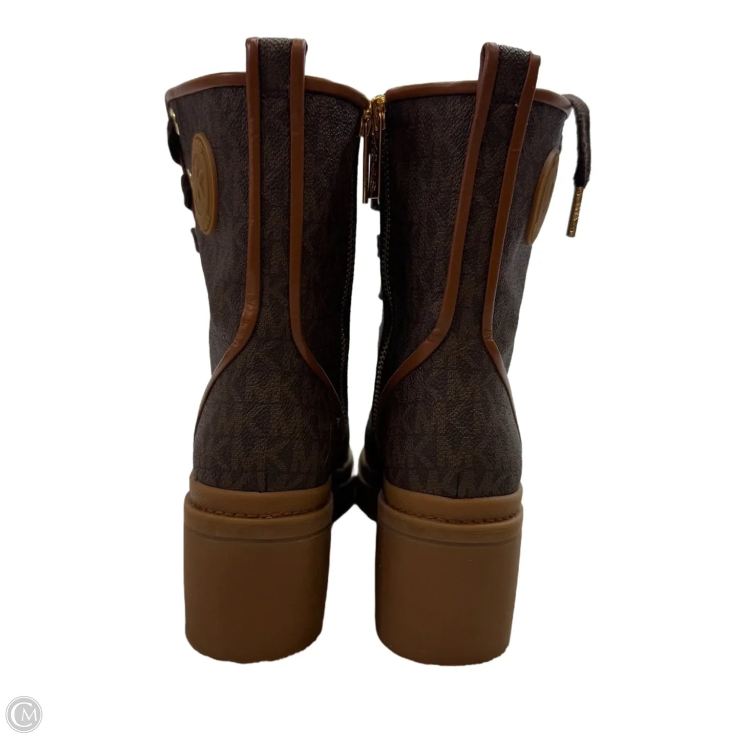 Boots Designer By Michael Kors In Brown, Size: 5