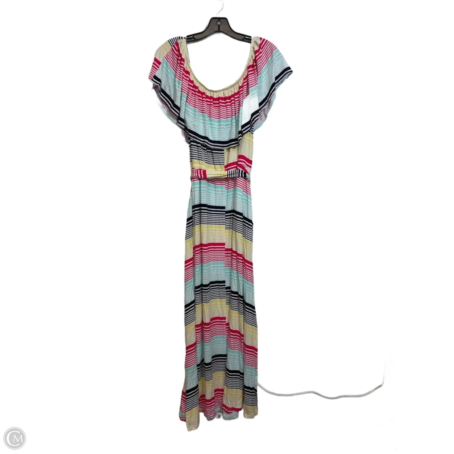 Dress Casual Midi By Lane Bryant In Striped Pattern, Size: 18