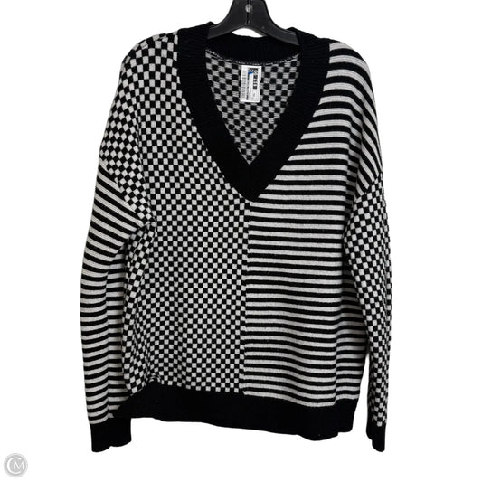 Sweater By Clothes Mentor In Black & White, Size: Xxl