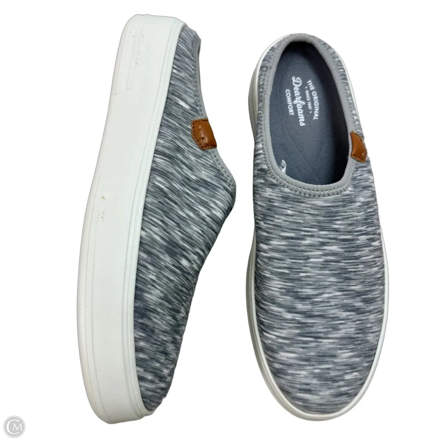 Shoes Flats By Clothes Mentor In Grey, Size: 9
