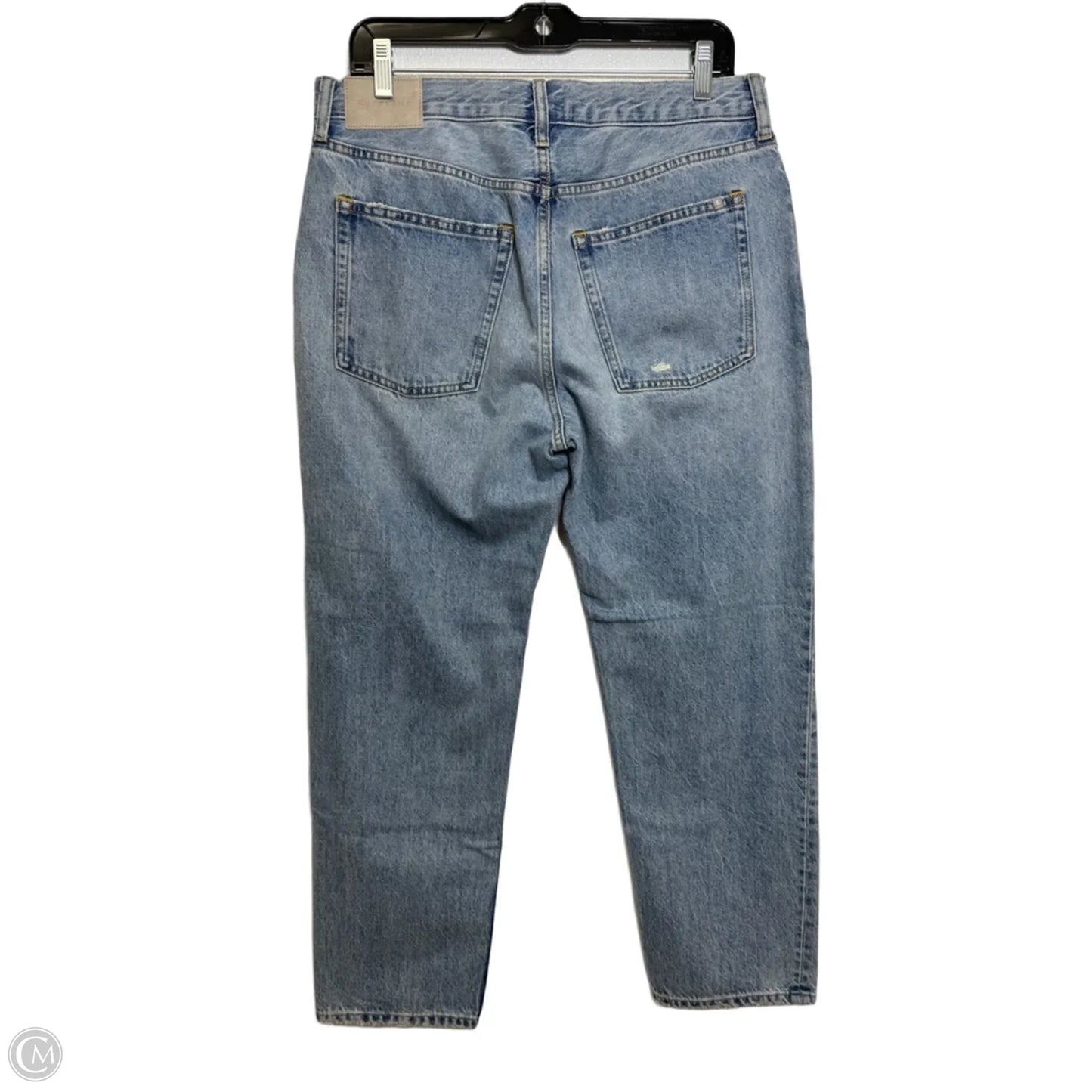 Jeans Wide Leg By Everlane In Blue Denim, Size: 8