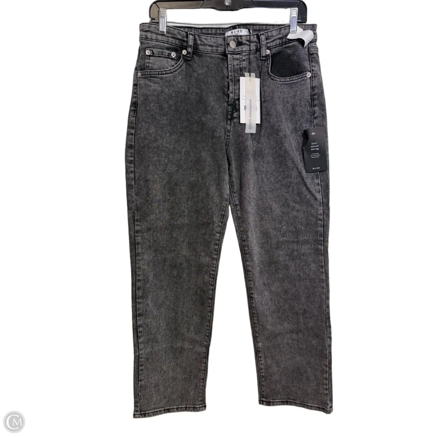 Jeans Wide Leg By Clothes Mentor In Black, Size: 10