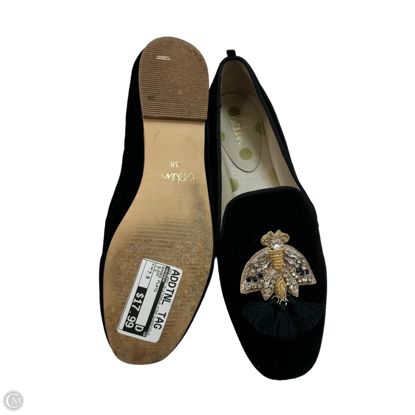 Shoes Flats By Boden In Black, Size: 7.5