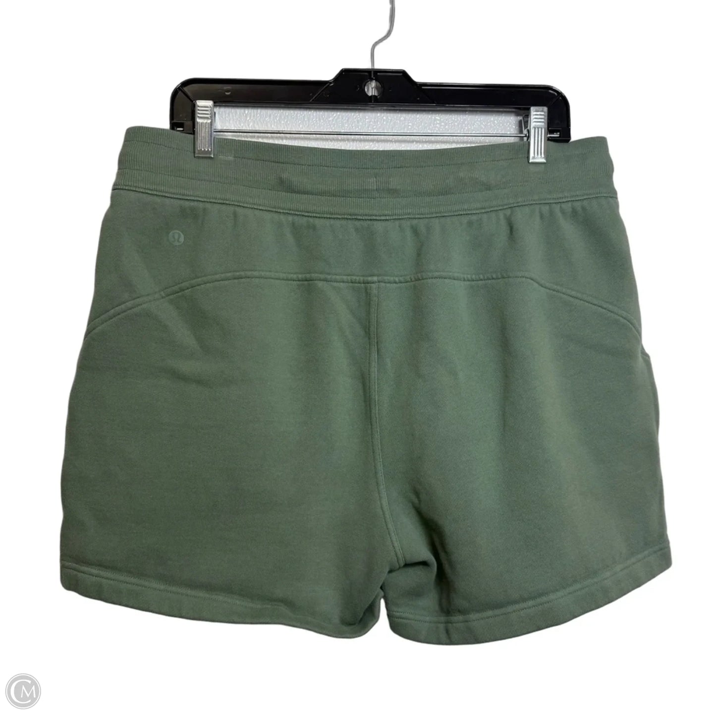 Athletic Shorts By Lululemon In Green, Size: 12