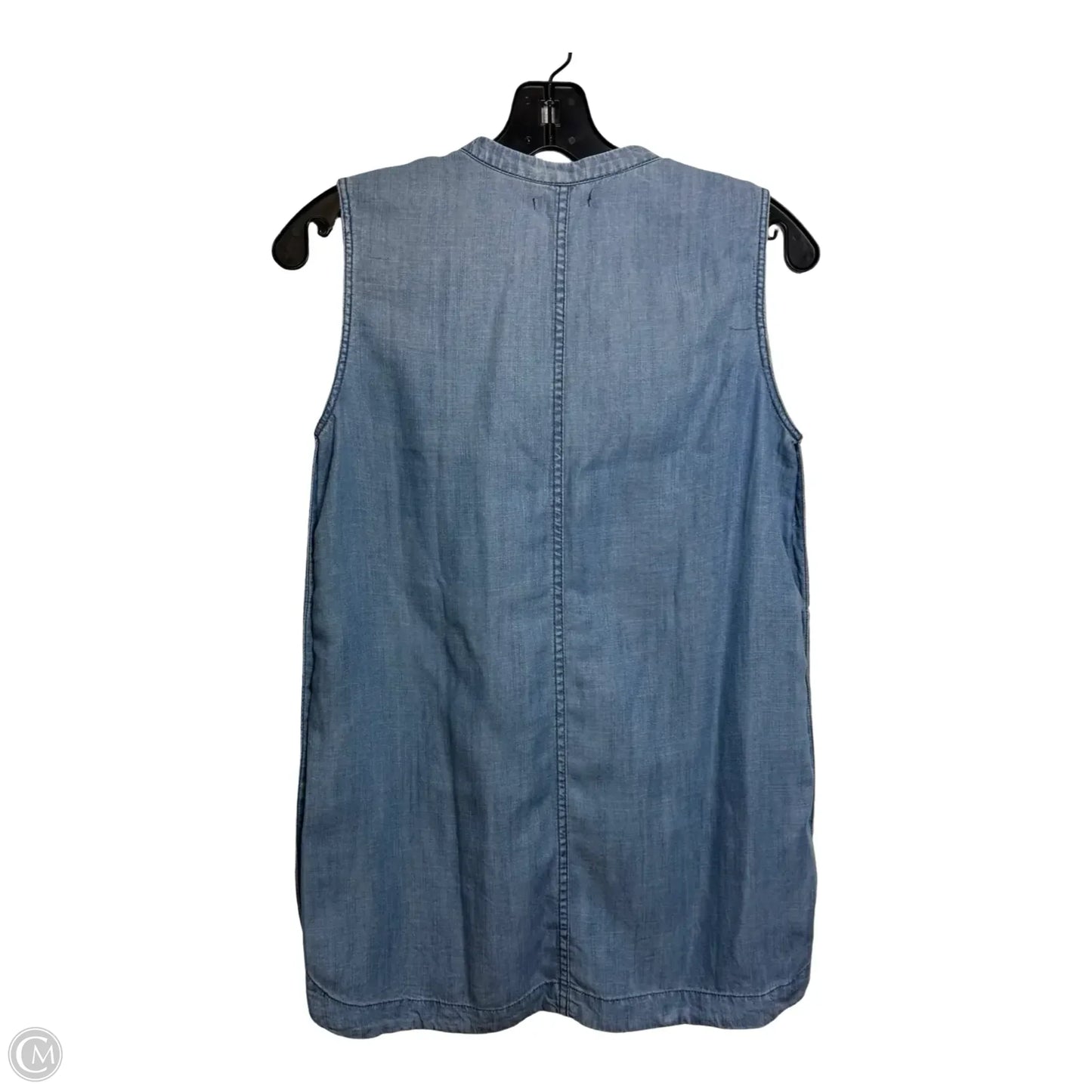 Top Sleeveless By J. Crew In Blue Denim, Size: Xs