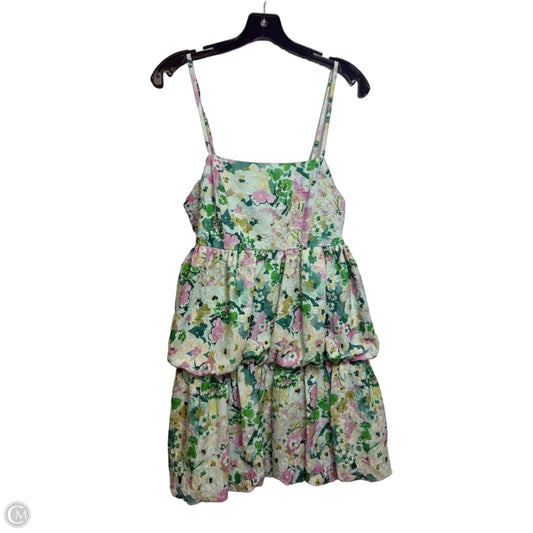 Dress Casual Short By Tcec In Green, Size: M