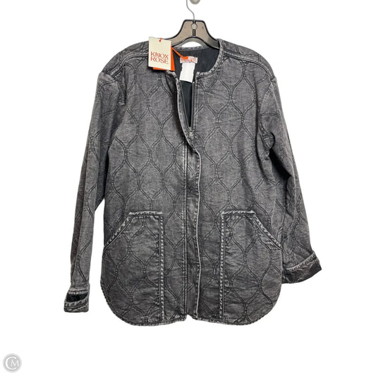 Jacket Denim By Knox Rose In Black, Size: S