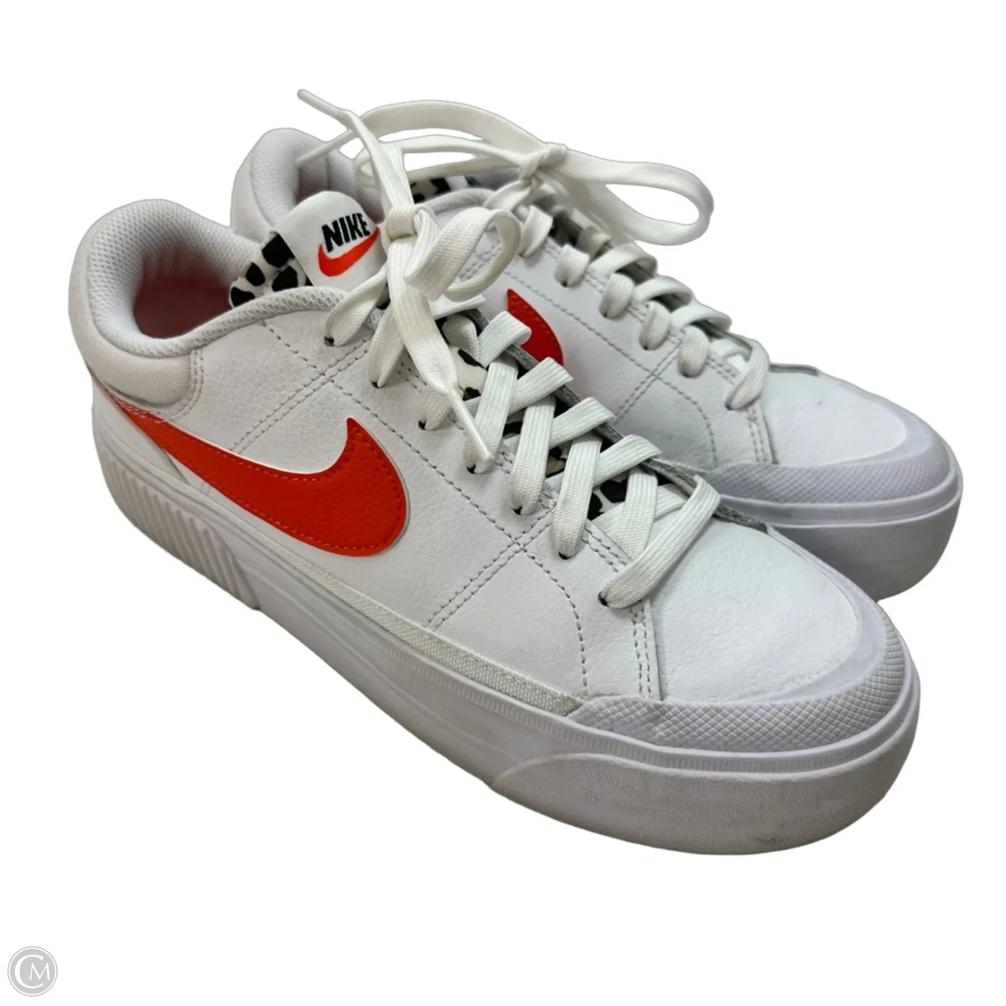 Shoes Athletic By Nike In Orange & White, Size: 8