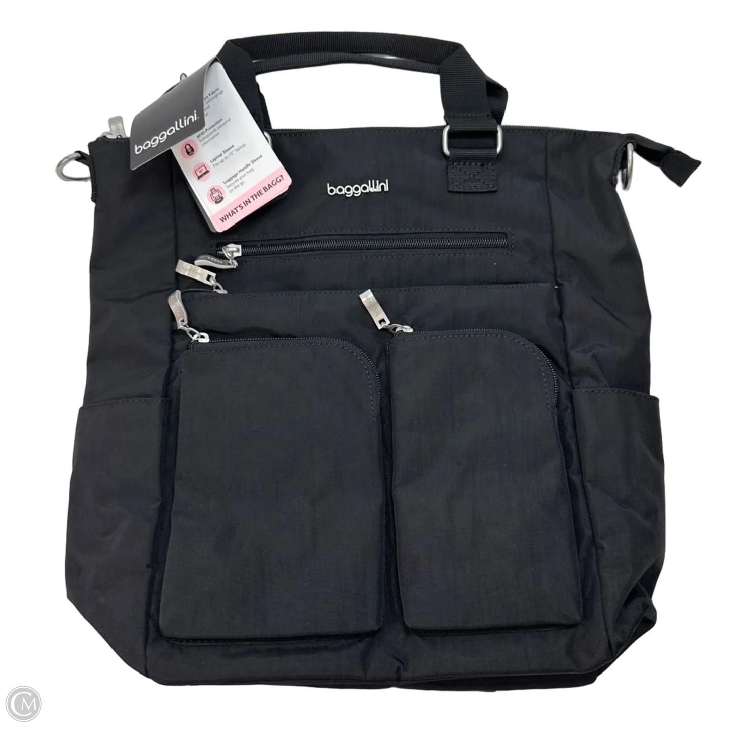 All set 3-in-1 tote backpack Handbag By Baggallini, Size: Small