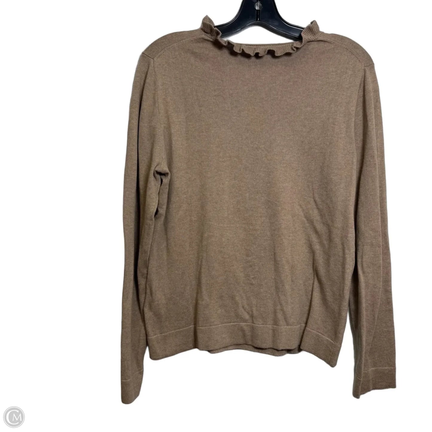 Top Long Sleeve By J. Crew In Tan, Size: M