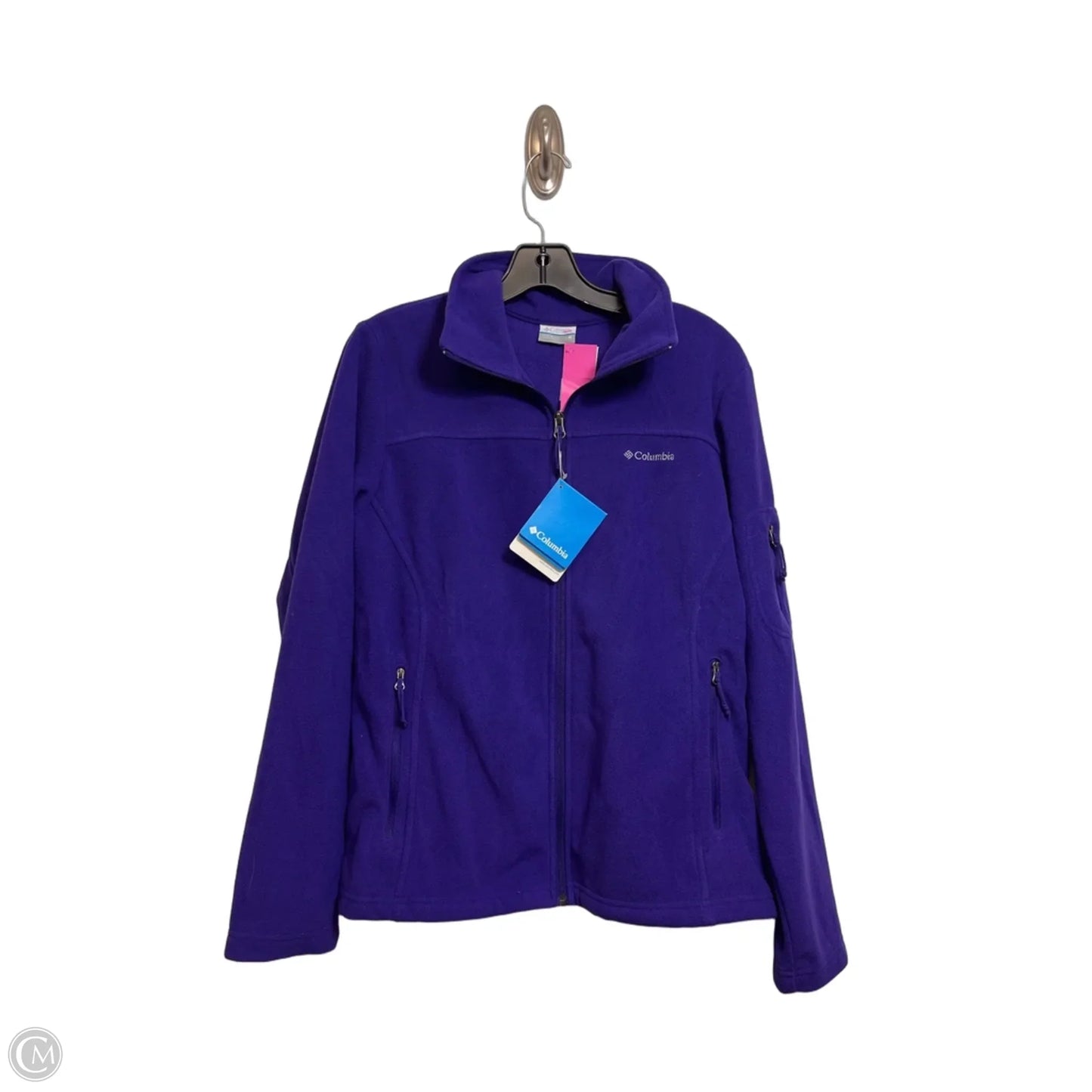 Jacket Fleece By Columbia In Purple, Size: M