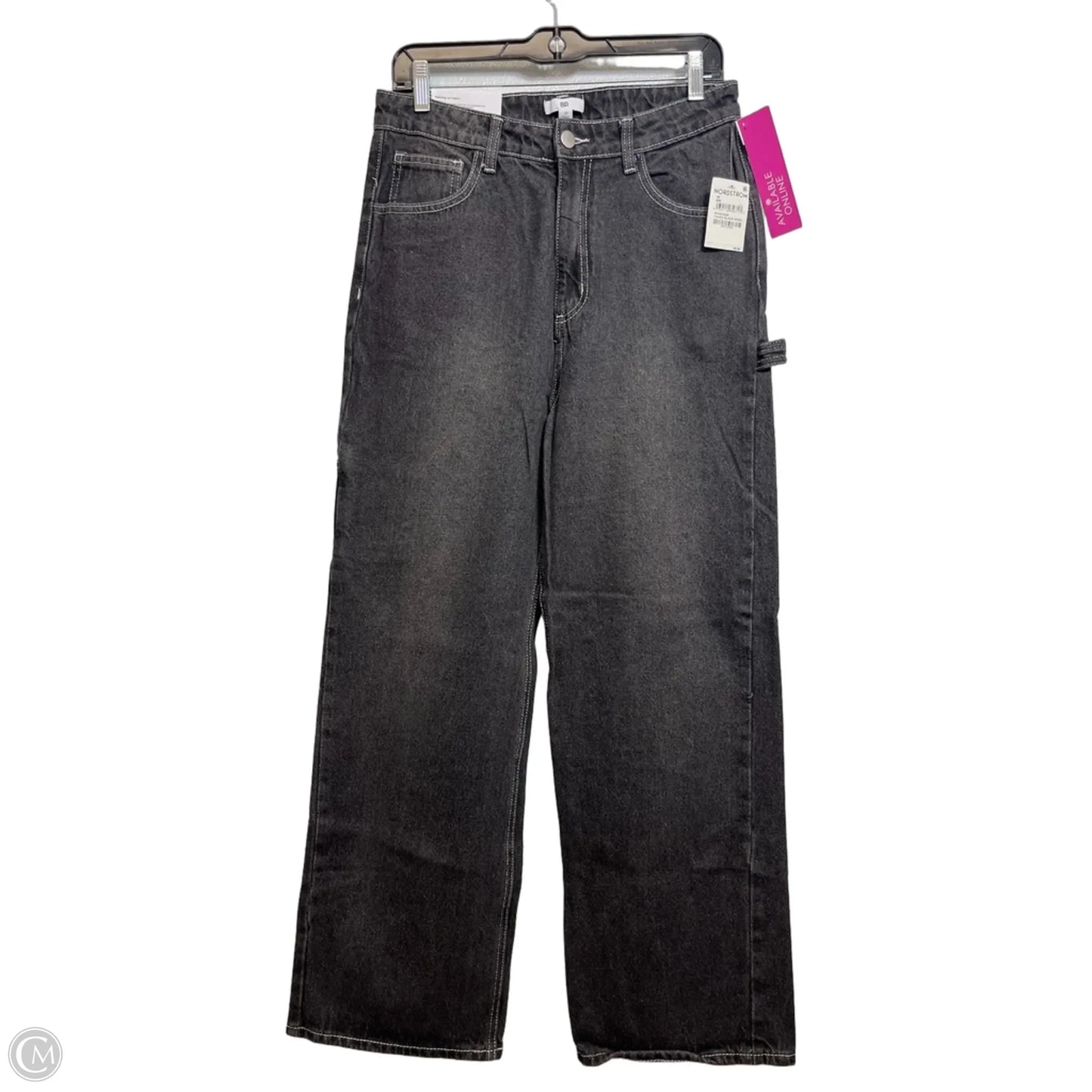 Jeans Wide Leg By Bp In Black, Size: 8