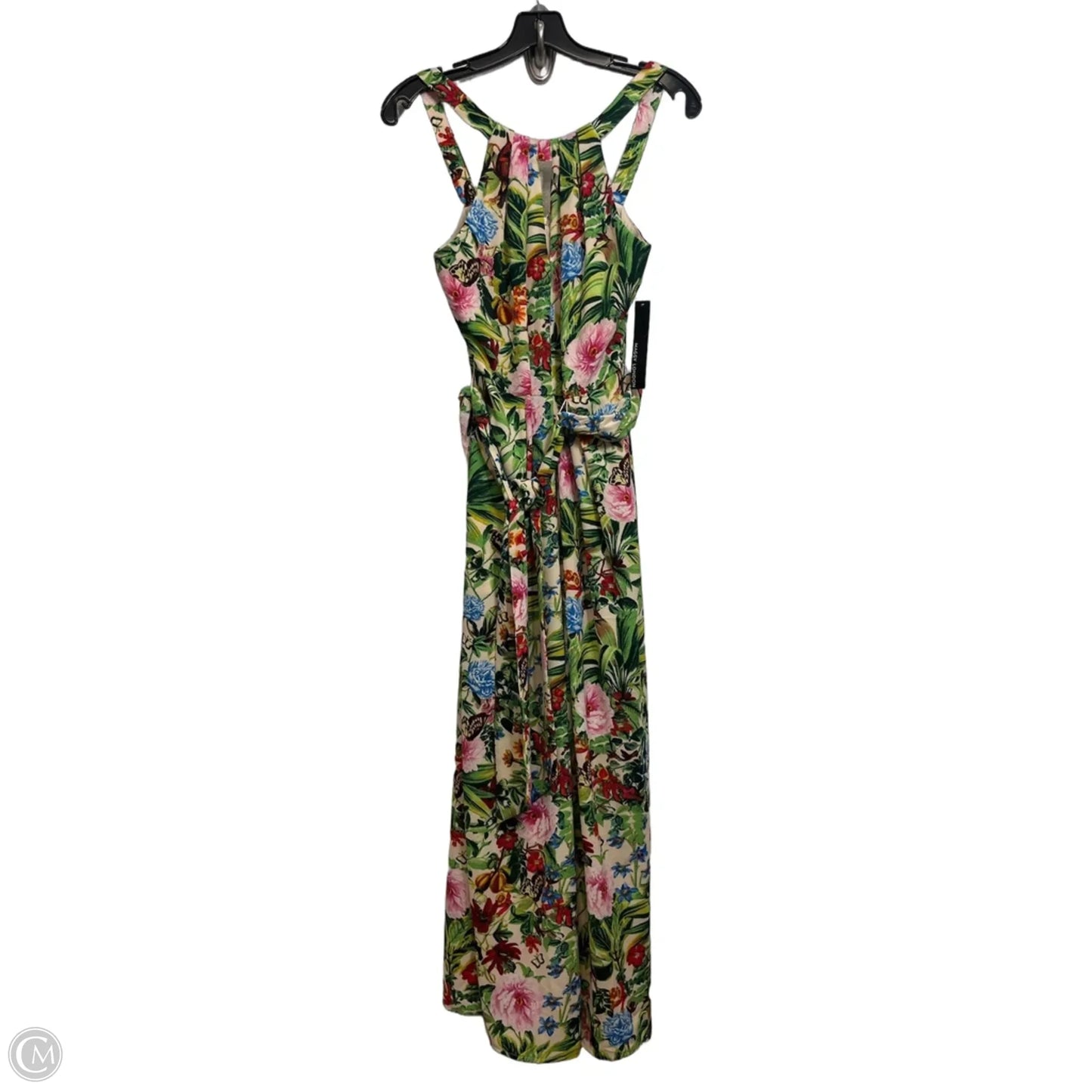 Jumpsuit By Maggy London In Floral Print, Size: 4