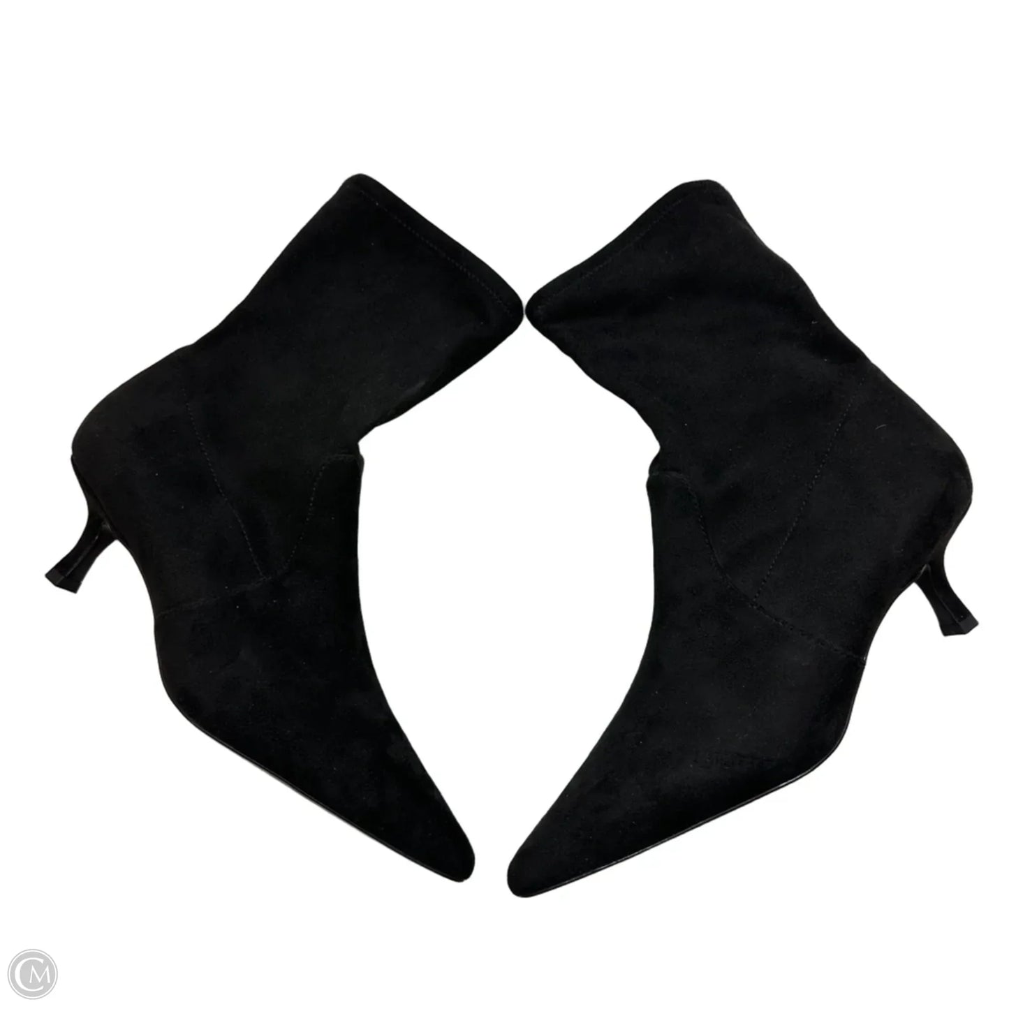 Boots Ankle Heels By H&m In Black, Size: 8
