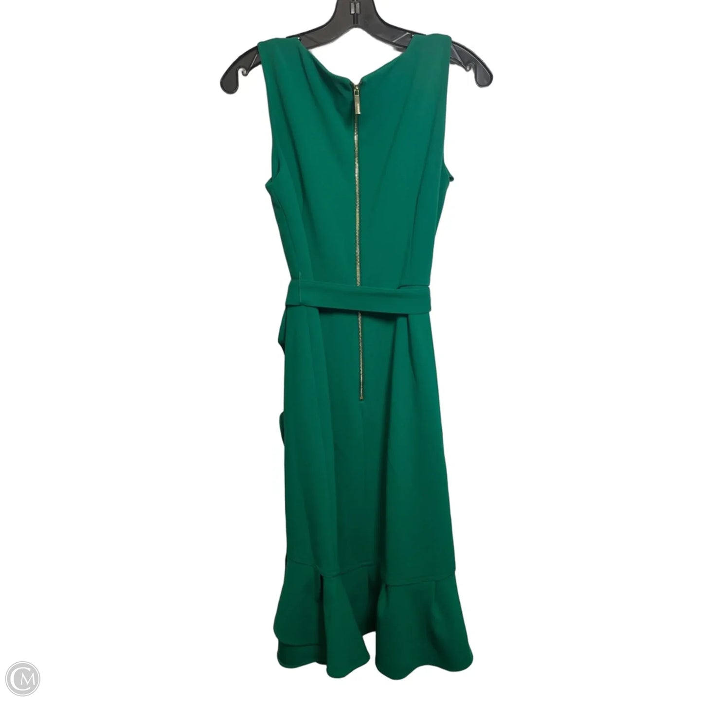 Dress Casual Short By Calvin Klein In Green, Size: 8