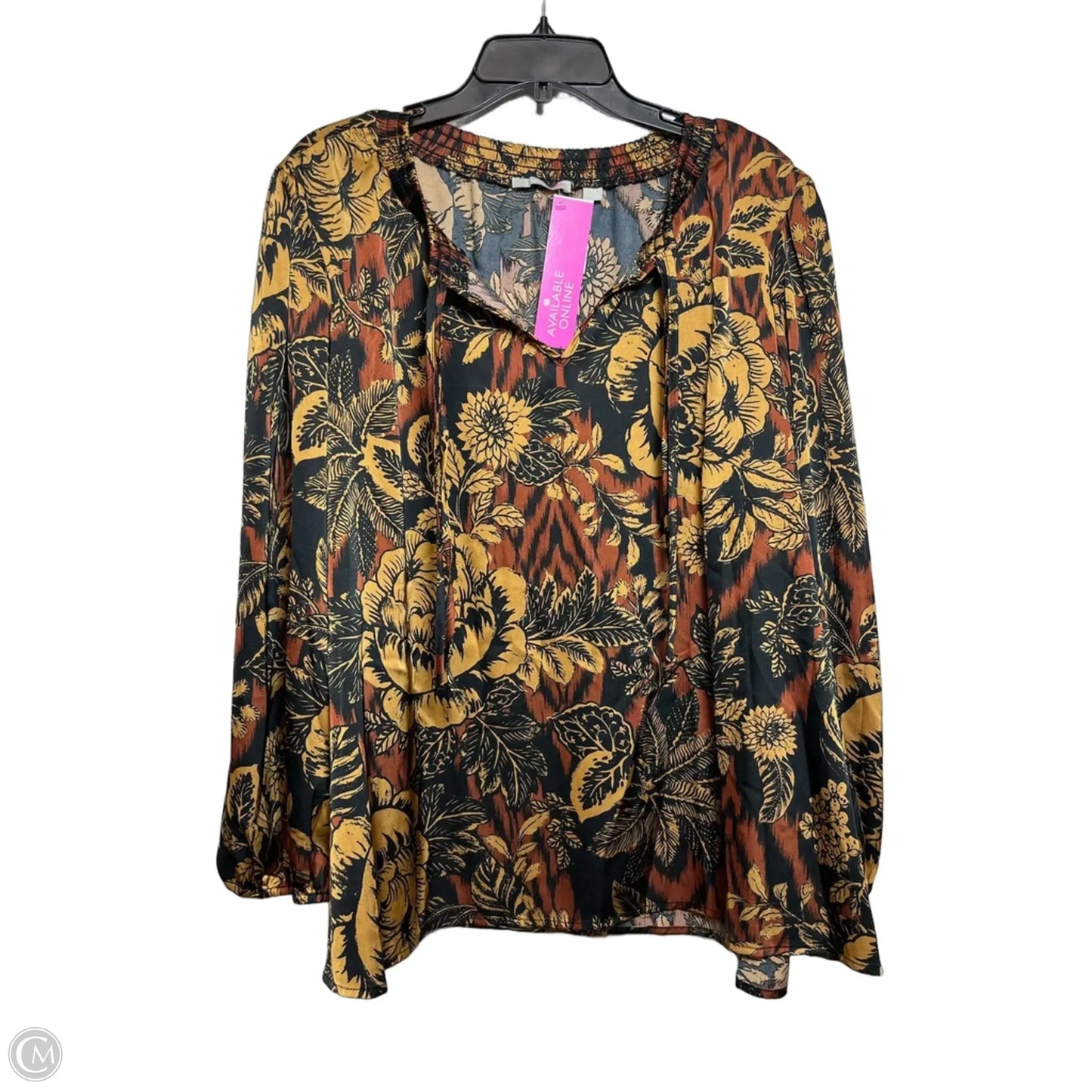 Too long sleeve By Sunny Leigh In Gold, Size: 3x