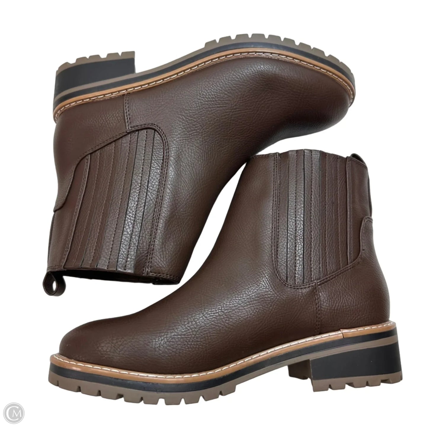 Boots Ankle Flats By Kensie In Brown, Size: 9