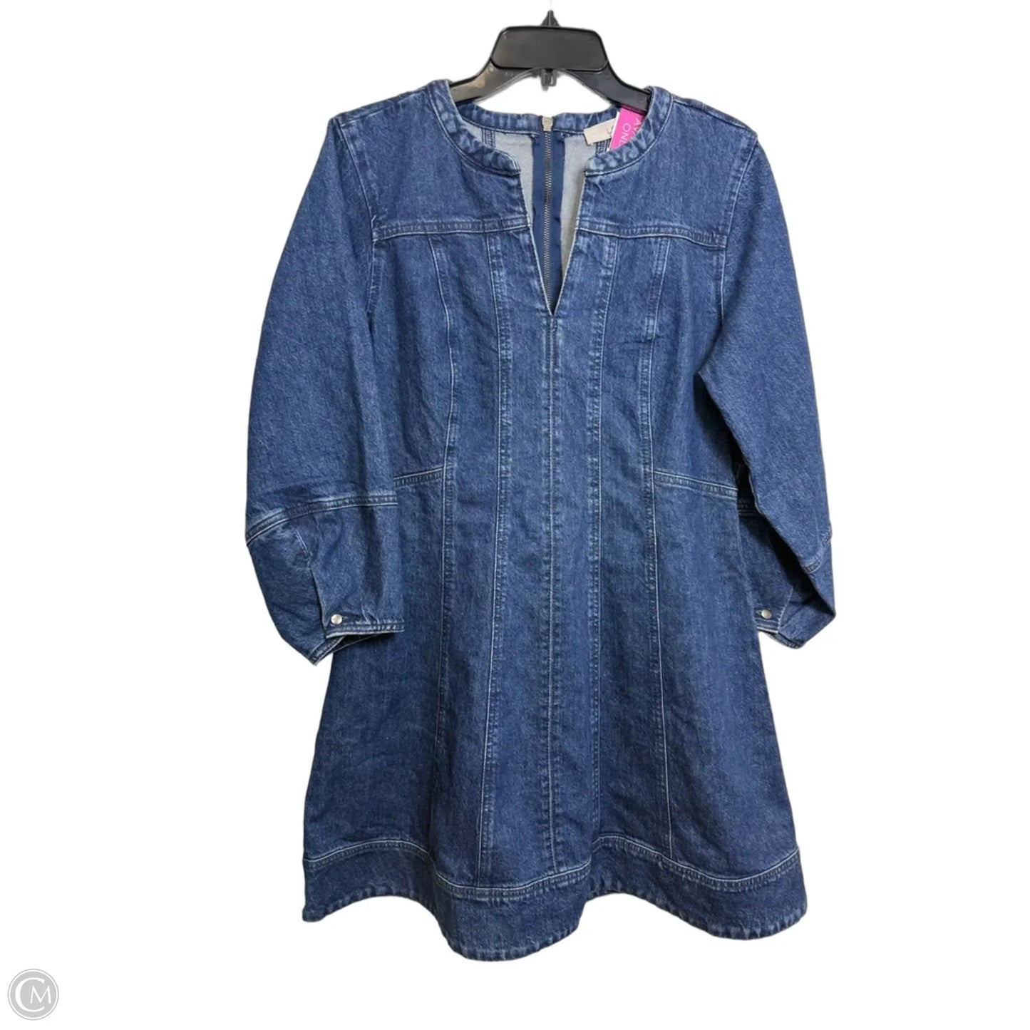 Dress Casual Short By Loft In Blue Denim, Size: 12