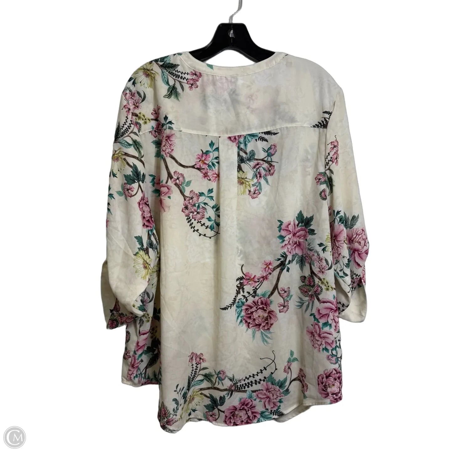 Top Long Sleeve By Torrid In Floral Print, Size: 3x