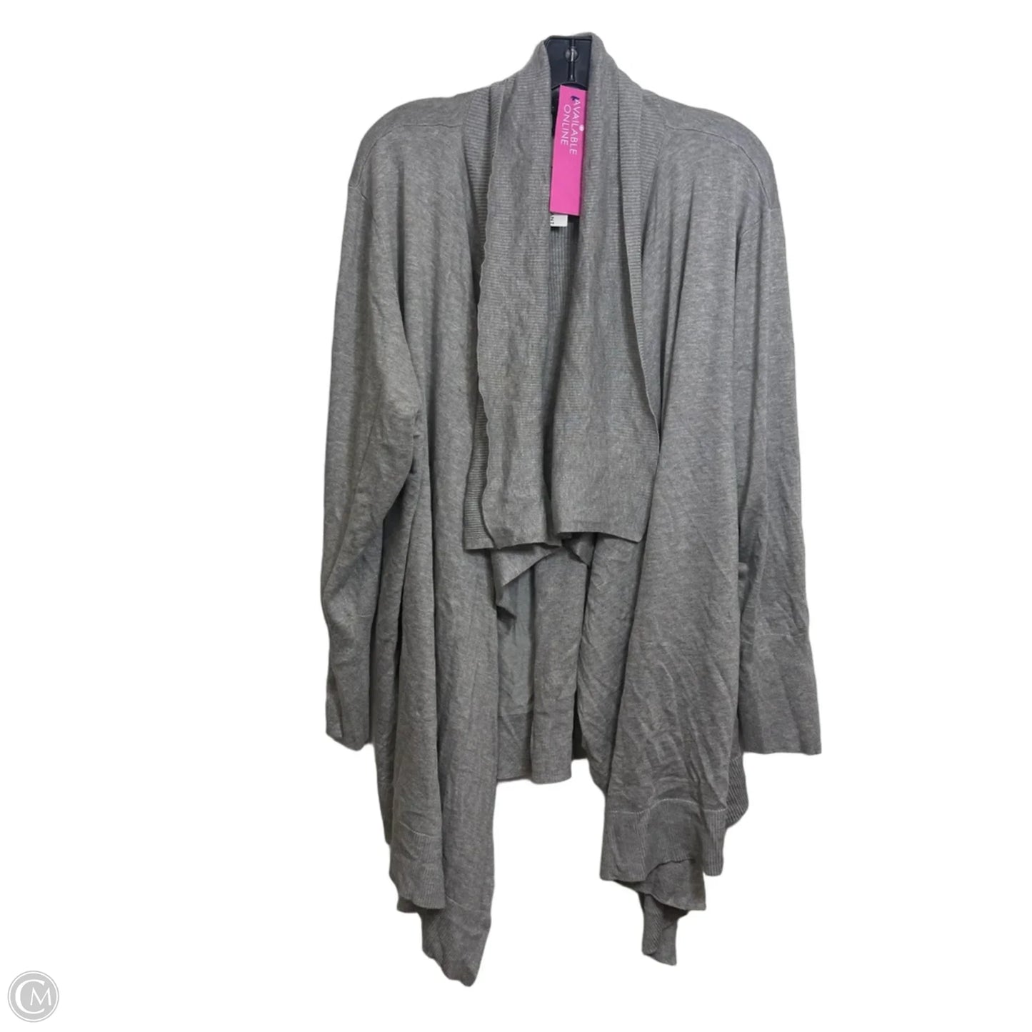 Cardigan By Lane Bryant In Grey, Size: 18