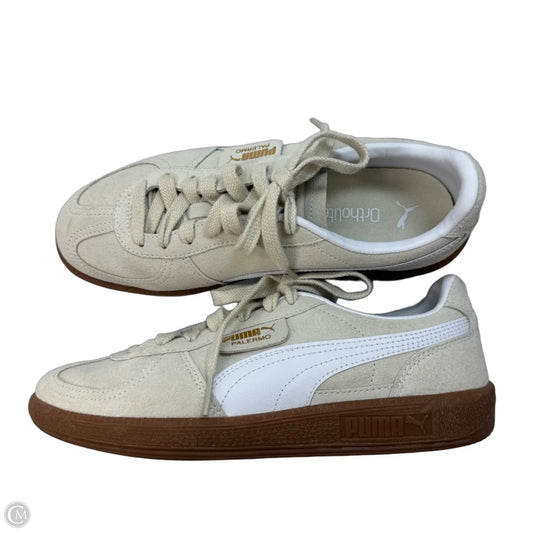 Shoes Sneakers By Puma In Cream, Size: 8.5