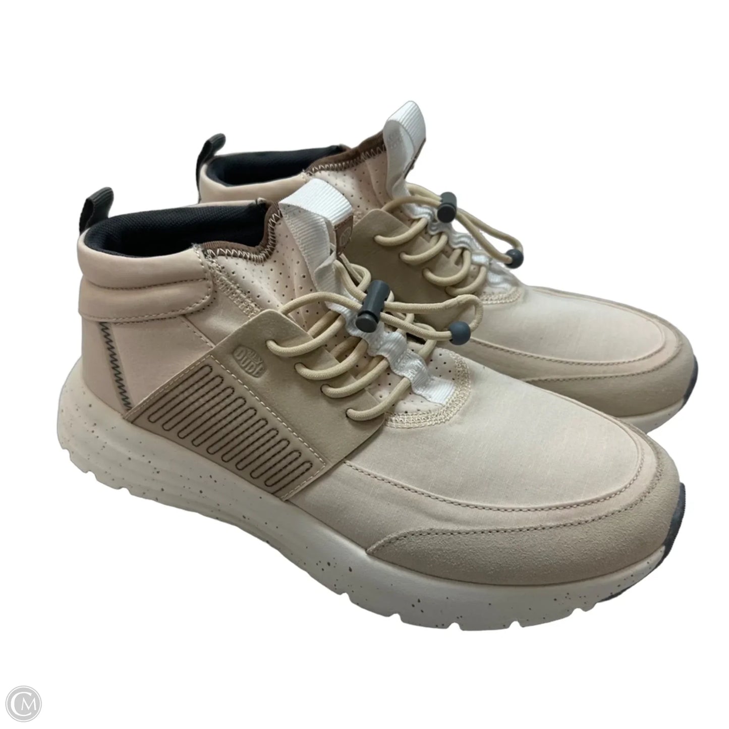 Shoes Sneakers By Hey Dude In Cream, Size: 9