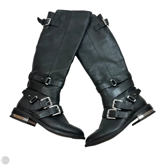 Boots Knee Flats By Aldo In Black, Size: 8