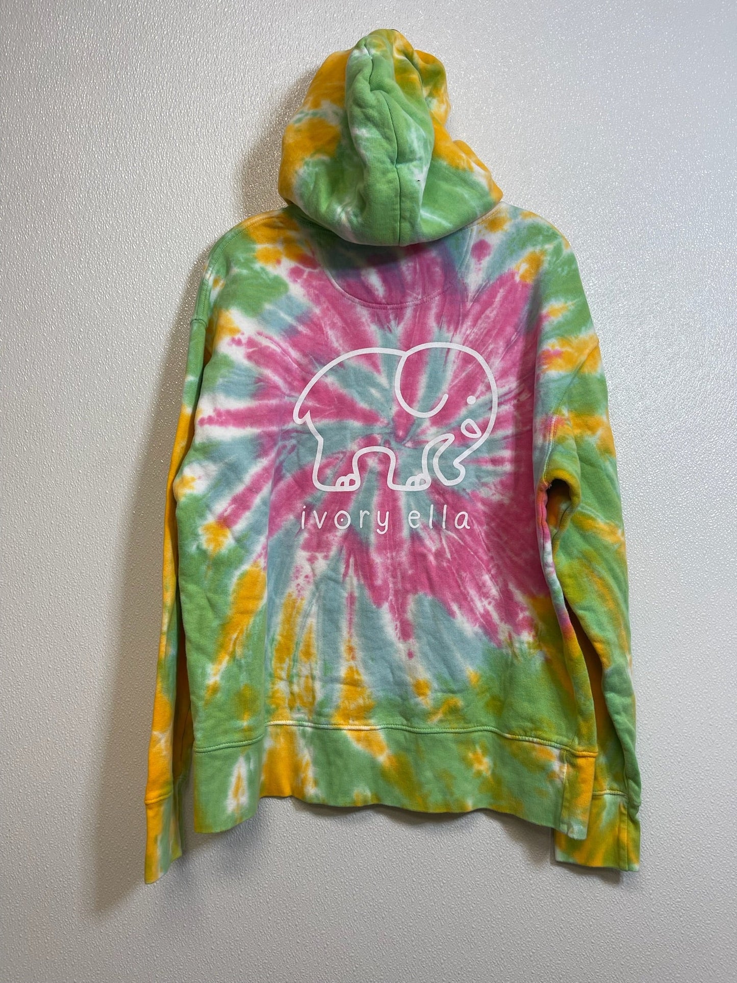 Sweatshirt Hoodie By IVORY ELLA In Tie Dye, Size: S