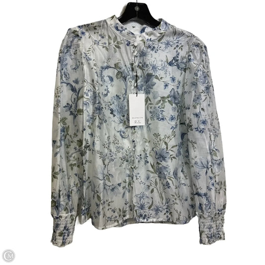 Top Long Sleeve By Bailey 44 In Floral Print, Size: S