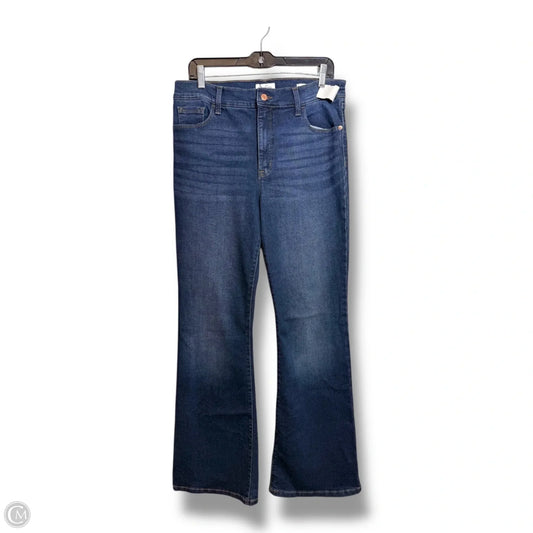Jeans high rise Flared By Jessica Simpson In Blue Denim, Size: 12