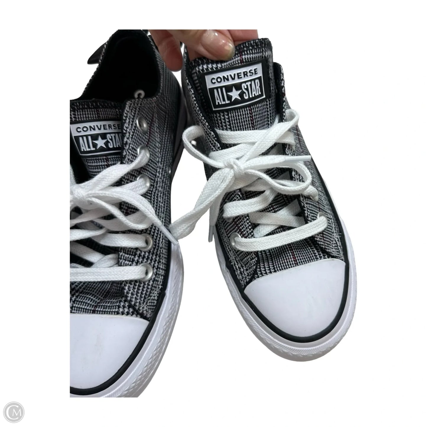 Shoes Sneakers By Converse In Plaid Pattern, Size: 6