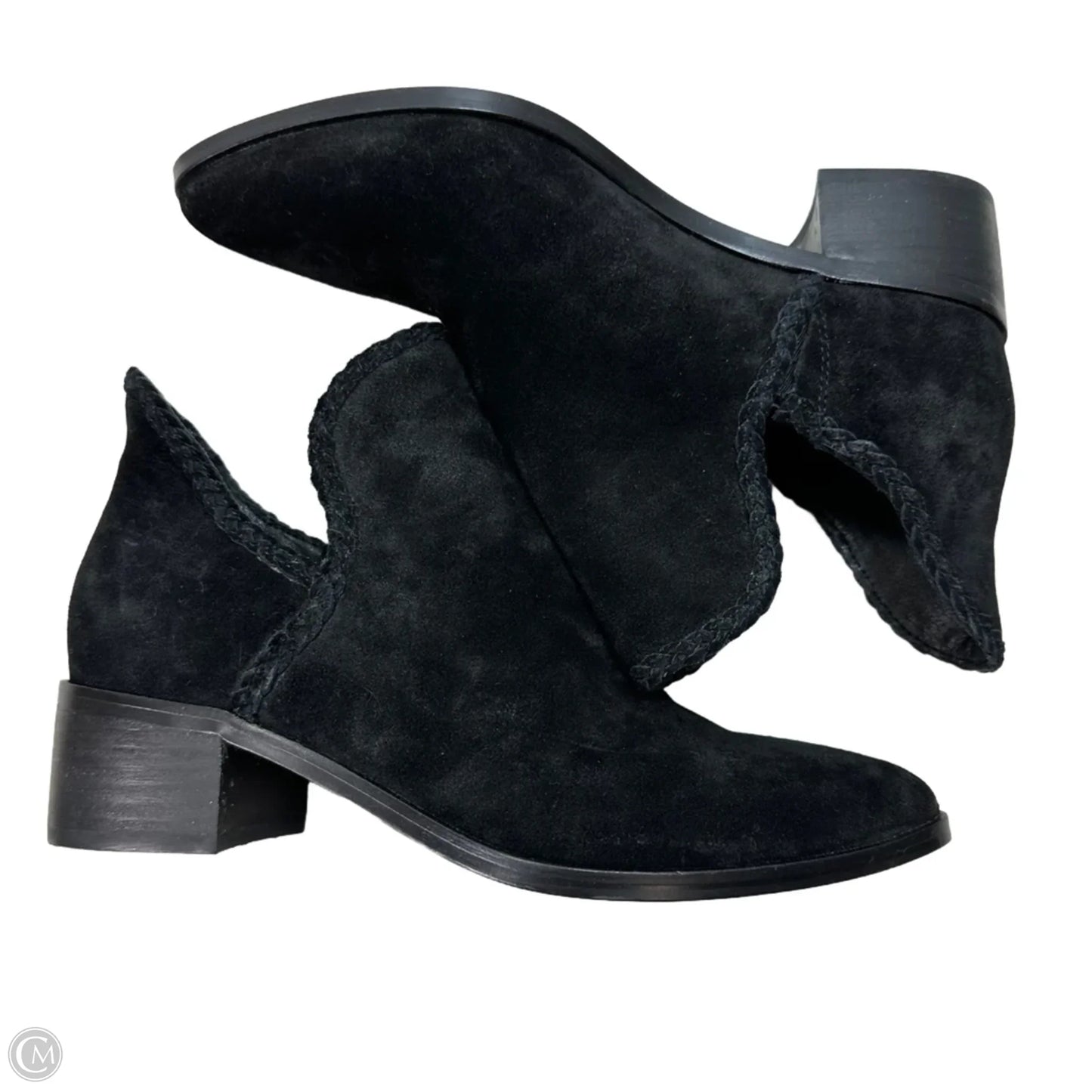 Boots Ankle Flats By Lucky Brand In Black, Size: 6.5