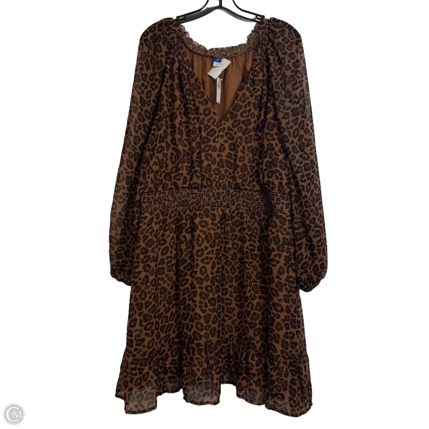 Dress Casual Midi By Old Navy In Animal Print, Size: 2x